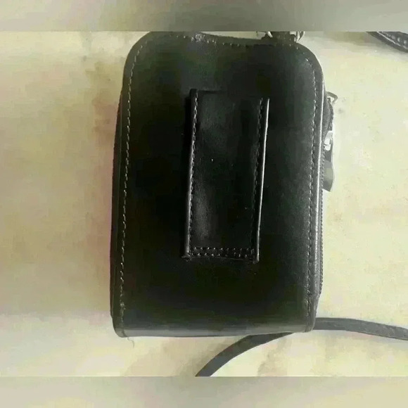 Buxton mini crossbody convertible belt bag leather wallet multi pockets slots - Picture 7 of 7